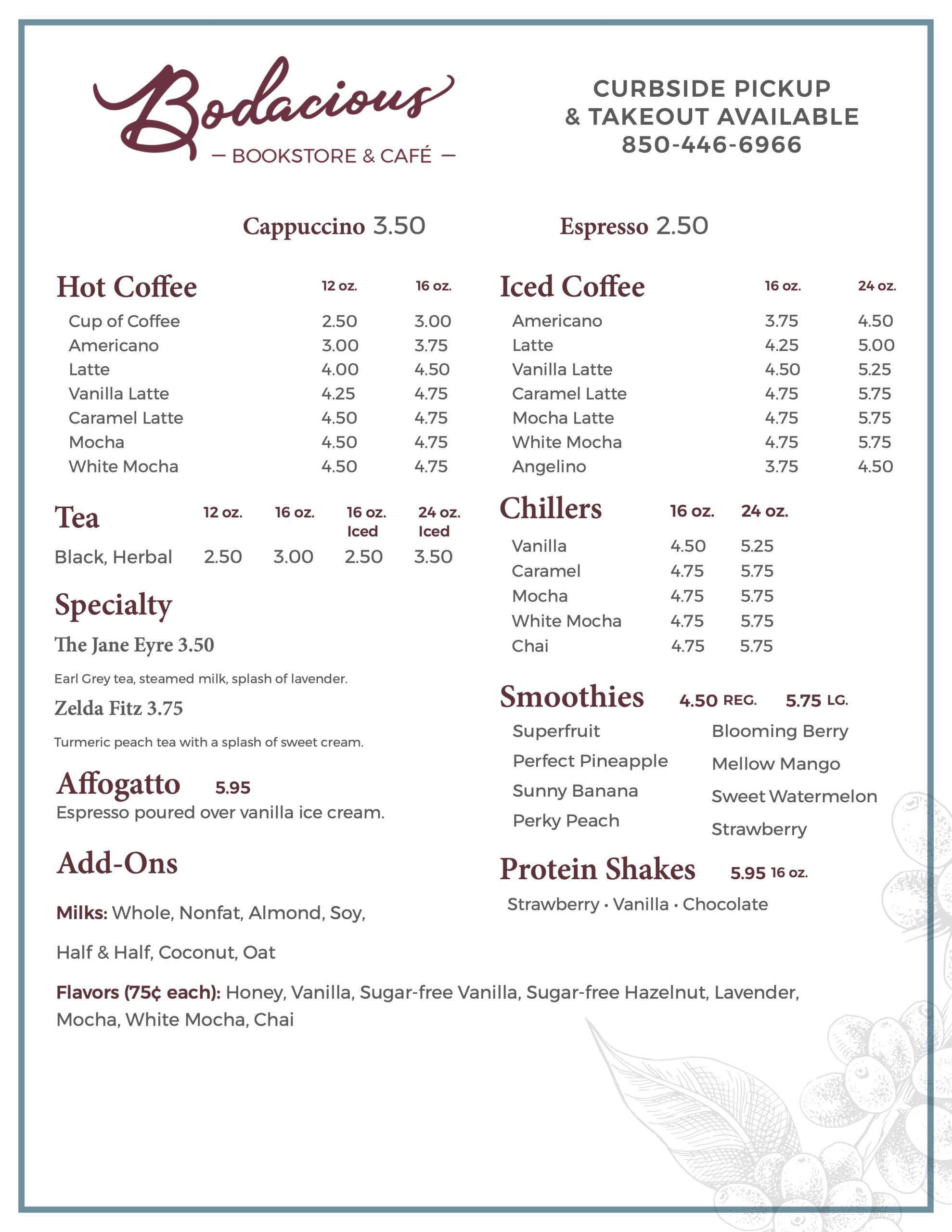 Bodacious Bookstore’s Cafe Bodacious Bookstore & Cafe